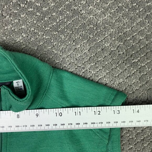 Ibex Merino Wool Vest Women's Small Green Full Zip Sweater Shak - Picture 11 of 11